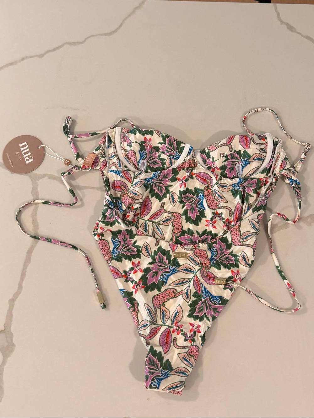 One piece + wrap bundle NWT